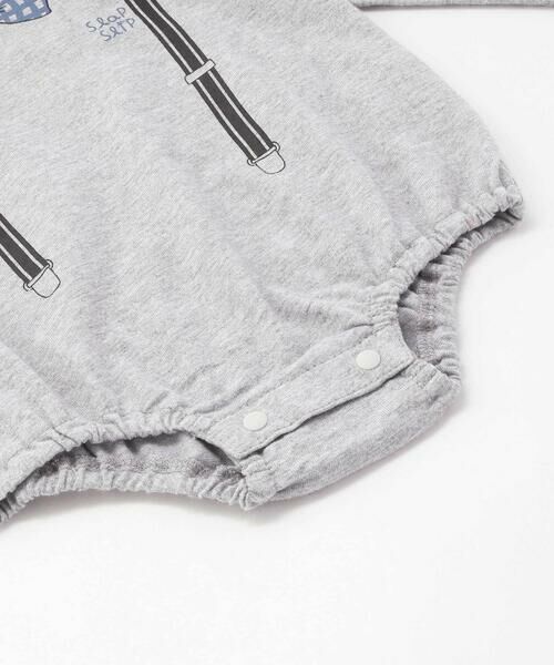 SLAP SLIP BABY / スラップ スリップ ベビー ベビー・キッズウエア | 【お揃い】パッチ刺しゅうポコポコアニマル柄サロペット+プリントボディミニ2点セットベビー(70~80cm) | 詳細13