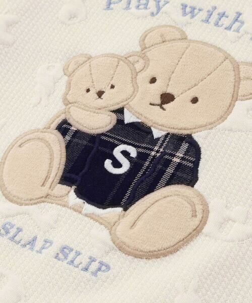 SLAP SLIP BABY / スラップ スリップ ベビー ベビー・キッズウエア | 【お揃い】パッチ刺しゅうポコポコアニマル柄サロペット+プリントボディミニ2点セットベビー(70~80cm) | 詳細7