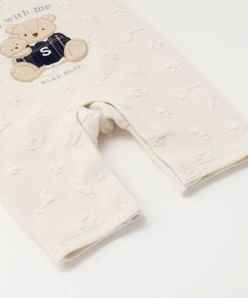 SLAP SLIP BABY / スラップ スリップ ベビー ベビー・キッズウエア | 【お揃い】パッチ刺しゅうポコポコアニマル柄サロペット+プリントボディミニ2点セットベビー(70~80cm) | 詳細8