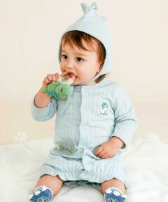SLAP SLIP BABY / スラップ スリップ ベビー ロンパース | アニマルウサギクマ恐竜2WAYロンパース+帽子2点セットベビー(50~70cm)