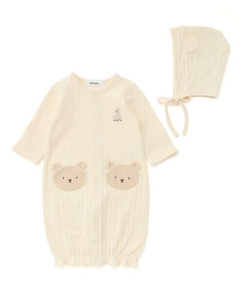 SLAP SLIP BABY / スラップ スリップ ベビー ロンパース | アニマルウサギクマ恐竜2WAYロンパース+帽子2点セットベビー(50~70cm) | 詳細7