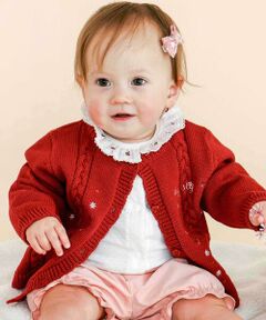SLAP SLIP BABY / スラップ スリップ ベビー ベビー・キッズウエア | チェリーハート刺しゅうニットカーディガンベビー(70~80cm)