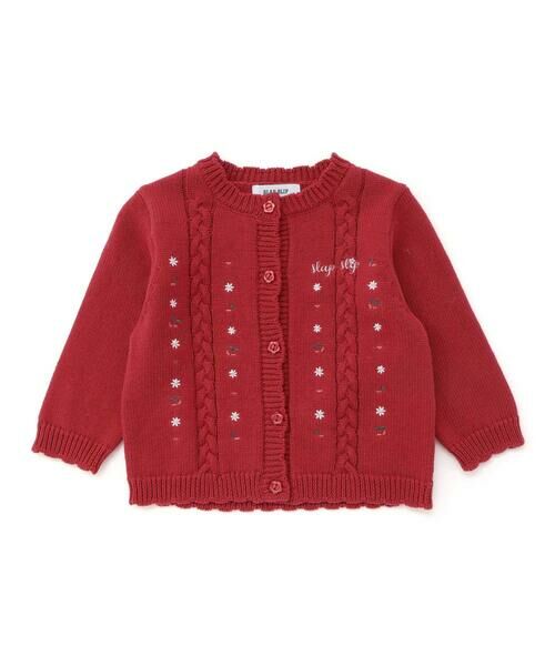 SLAP SLIP BABY / スラップ スリップ ベビー ベビー・キッズウエア | チェリーハート刺しゅうニットカーディガンベビー(70~80cm) | 詳細5