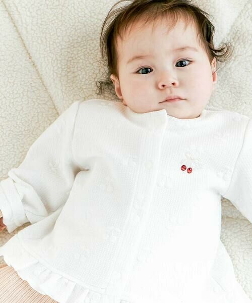 SLAP SLIP BABY / スラップ スリップ ベビー ベビー・キッズウエア | 【お揃い】チェリー柄裾フリルジャケットベビー(70~80cm) | 詳細2
