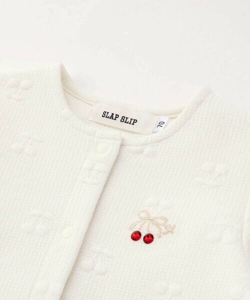 SLAP SLIP BABY / スラップ スリップ ベビー ベビー・キッズウエア | 【お揃い】チェリー柄裾フリルジャケットベビー(70~80cm) | 詳細5