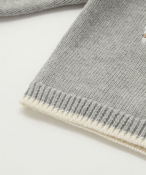 SLAP SLIP BABY / スラップ スリップ ベビー ベビー・キッズウエア | ペンギンイヌクマアニマル恐竜刺しゅう配色カーディガンベビー(70~80cm) | 詳細13