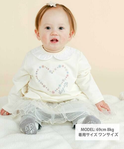 SLAP SLIP BABY / スラップ スリップ ベビー ベビー・キッズウエア | ドット柄チュールスカッツベビー(70~80cm) | 詳細1