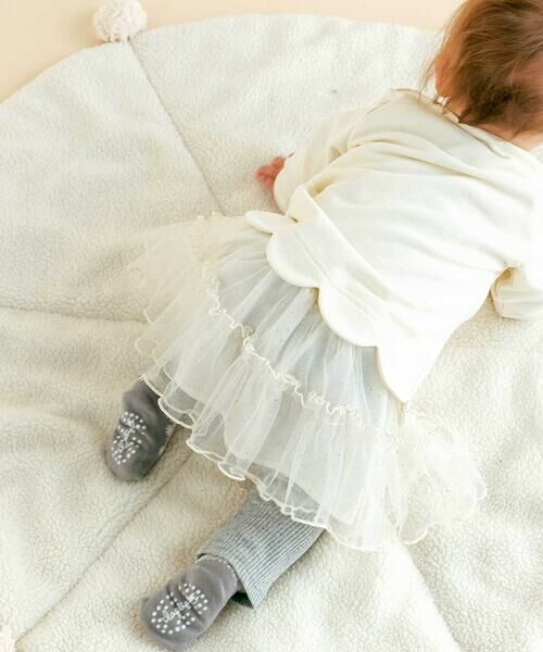 SLAP SLIP BABY / スラップ スリップ ベビー ベビー・キッズウエア | ドット柄チュールスカッツベビー(70~80cm) | 詳細3