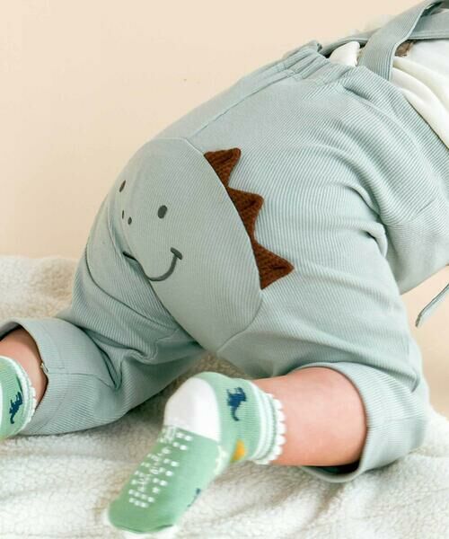 SLAP SLIP BABY / スラップ スリップ ベビー ベビー・キッズウエア | 恐竜モチーフおしりパッチ2WAYサロペットベビー(70~80cm) | 詳細15