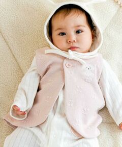 SLAP SLIP BABY / スラップ スリップ ベビー ベビー・キッズウエア | 【お揃い】ぽこぽこチェリーアニマル柄ベストベビー(70~80cm)