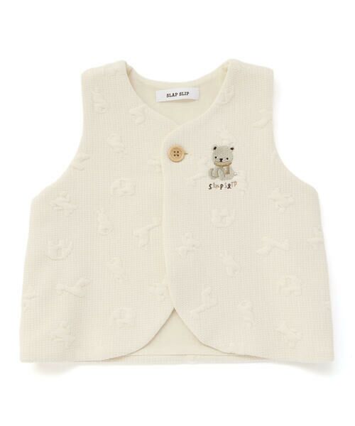 SLAP SLIP BABY / スラップ スリップ ベビー ベビー・キッズウエア | 【お揃い】ぽこぽこチェリーアニマル柄ベストベビー(70~80cm) | 詳細2