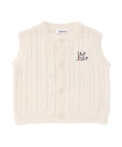 SLAP SLIP BABY / スラップ スリップ ベビー ベビー・キッズウエア | クマさん刺しゅうニットベストベビー(70~80cm)
