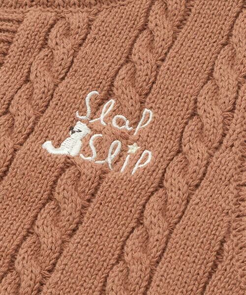 SLAP SLIP BABY / スラップ スリップ ベビー ベビー・キッズウエア | クマさん刺しゅうニットベストベビー(70~80cm) | 詳細10