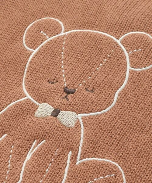SLAP SLIP BABY / スラップ スリップ ベビー ベビー・キッズウエア | クマさん刺しゅうニットベストベビー(70~80cm) | 詳細13