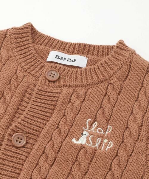 SLAP SLIP BABY / スラップ スリップ ベビー ベビー・キッズウエア | クマさん刺しゅうニットベストベビー(70~80cm) | 詳細9