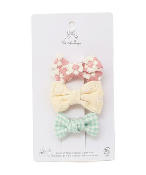 SLAP SLIP BABY / スラップ スリップ ベビー ベビー・キッズグッズ | いろいろリボンお花ヘアピン3点アソートベビー | 詳細3