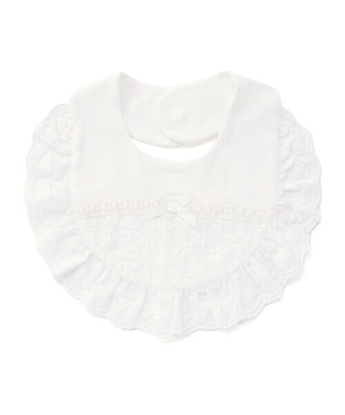 SLAP SLIP BABY / スラップ スリップ ベビー スタイ・ビブ | 縁レースはしごレースリボンスタイベビー | 詳細1