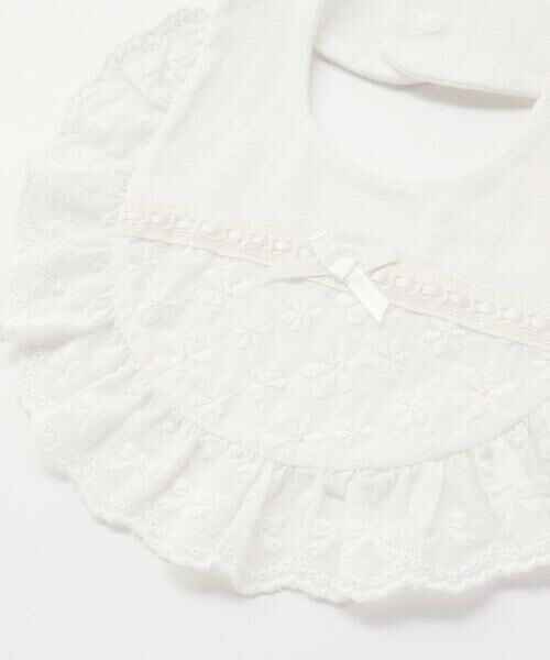 SLAP SLIP BABY / スラップ スリップ ベビー スタイ・ビブ | 縁レースはしごレースリボンスタイベビー | 詳細3