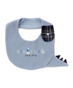 SLAP SLIP BABY / スラップ スリップ ベビー スタイ・ビブ | チェック配色恐竜しっぽスタイベビー
