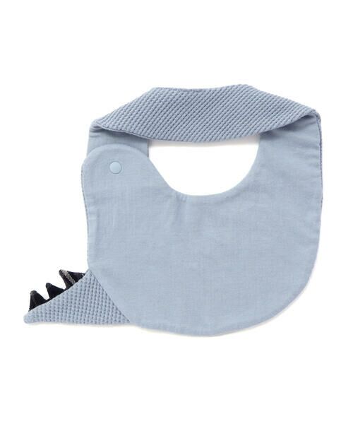 SLAP SLIP BABY / スラップ スリップ ベビー スタイ・ビブ | チェック配色恐竜しっぽスタイベビー | 詳細2