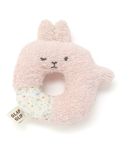 SLAP SLIP BABY / スラップ スリップ ベビー ベビー・キッズグッズ | 【お揃い】アニマルクマウサギペンギンライオンネコモチーフドーナツ型ラトルベビー | 詳細5