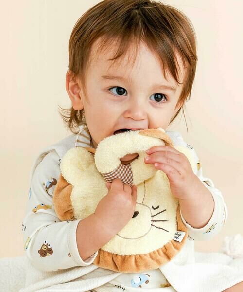 SLAP SLIP BABY / スラップ スリップ ベビー ベビー・キッズグッズ | 【お揃い】アニマルクマウサギペンギンライオンネコモチーフドーナツ型ラトルベビー | 詳細9