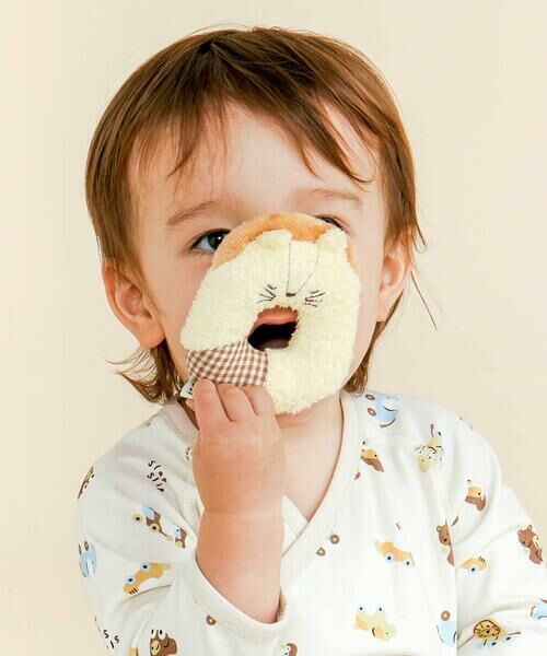 SLAP SLIP BABY / スラップ スリップ ベビー ベビー・キッズグッズ | 【お揃い】アニマルクマウサギペンギンライオンネコモチーフドーナツ型ラトルベビー | 詳細10