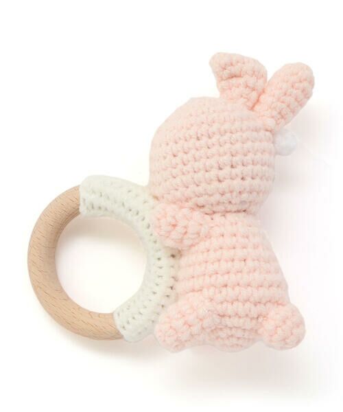SLAP SLIP BABY / スラップ スリップ ベビー ベビー・キッズグッズ | 【お揃い】アニマルクマウサギペンギン恐竜すやすやモチーフ編みぐるみ木製歯がためベビー | 詳細2