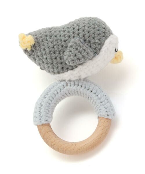 SLAP SLIP BABY / スラップ スリップ ベビー ベビー・キッズグッズ | 【お揃い】アニマルクマウサギペンギン恐竜すやすやモチーフ編みぐるみ木製歯がためベビー | 詳細5