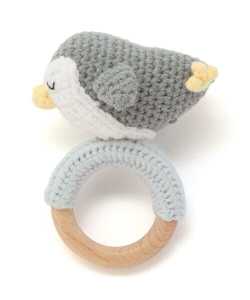 SLAP SLIP BABY / スラップ スリップ ベビー ベビー・キッズグッズ | 【お揃い】アニマルクマウサギペンギン恐竜すやすやモチーフ編みぐるみ木製歯がためベビー | 詳細6