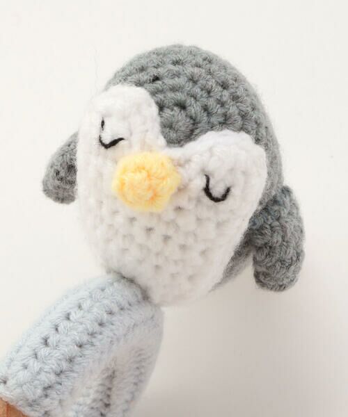 SLAP SLIP BABY / スラップ スリップ ベビー ベビー・キッズグッズ | 【お揃い】アニマルクマウサギペンギン恐竜すやすやモチーフ編みぐるみ木製歯がためベビー | 詳細7