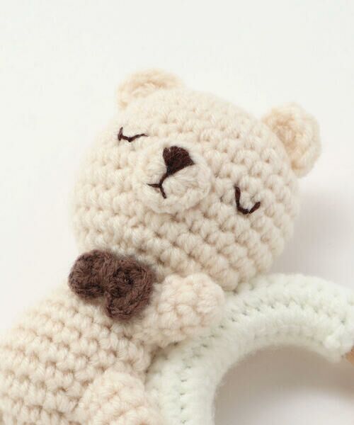 SLAP SLIP BABY / スラップ スリップ ベビー ベビー・キッズグッズ | 【お揃い】アニマルクマウサギペンギン恐竜すやすやモチーフ編みぐるみ木製歯がためベビー | 詳細19