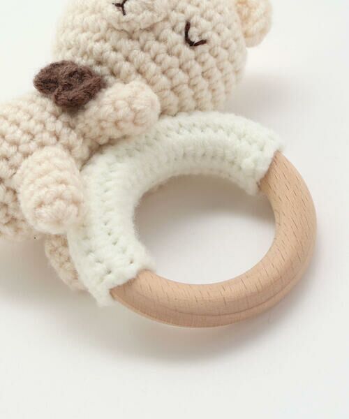 SLAP SLIP BABY / スラップ スリップ ベビー ベビー・キッズグッズ | 【お揃い】アニマルクマウサギペンギン恐竜すやすやモチーフ編みぐるみ木製歯がためベビー | 詳細21