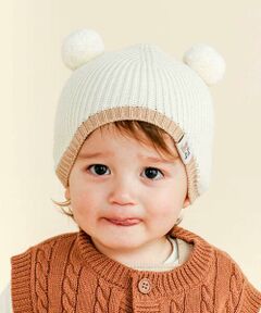 SLAP SLIP BABY / スラップ スリップ ベビー ベビー・キッズグッズ | クマウサギ立体モチーフ付きニット帽ベビー(44~48cm)
