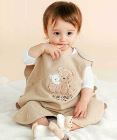 SLAP SLIP BABY / スラップ スリップ ベビー ベビー・キッズウエア | 【お揃い】チェリークマ柄キルトアニマルパッチ刺しゅうスリーパーベビー