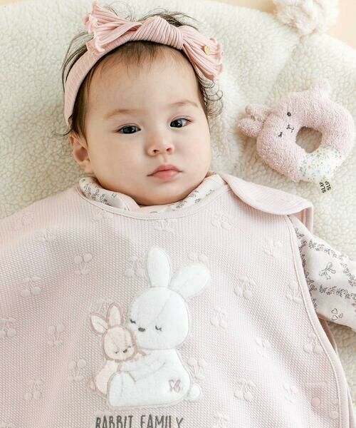 SLAP SLIP BABY / スラップ スリップ ベビー ベビー・キッズウエア | 【お揃い】チェリークマ柄キルトアニマルパッチ刺しゅうスリーパーベビー | 詳細9