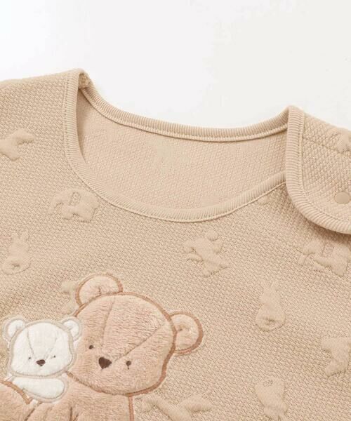 SLAP SLIP BABY / スラップ スリップ ベビー ベビー・キッズウエア | 【お揃い】チェリークマ柄キルトアニマルパッチ刺しゅうスリーパーベビー | 詳細20