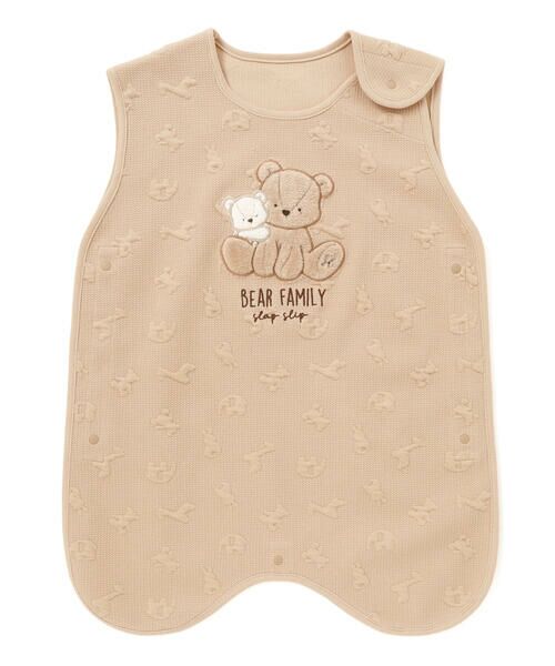 SLAP SLIP BABY / スラップ スリップ ベビー ベビー・キッズウエア | 【お揃い】チェリークマ柄キルトアニマルパッチ刺しゅうスリーパーベビー | 詳細10