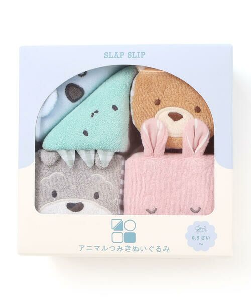 SLAP SLIP BABY / スラップ スリップ ベビー ギフトセット | アニマル恐竜ふわふわブロック5ピースセットベビー | 詳細12