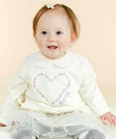 SLAP SLIP BABY / スラップ スリップ ベビー ベビー・キッズウエア | レース襟裾スカラップトップスベビー(70~80cm)