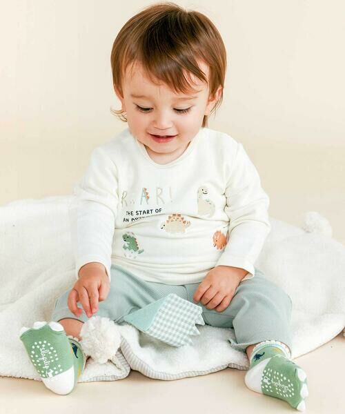 SLAP SLIP BABY / スラップ スリップ ベビー ベビー・キッズウエア | 恐竜背びれつきTシャツベビー(70~80cm) | 詳細2