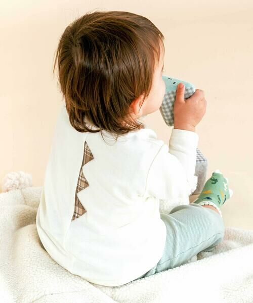 SLAP SLIP BABY / スラップ スリップ ベビー ベビー・キッズウエア | 恐竜背びれつきTシャツベビー(70~80cm) | 詳細3