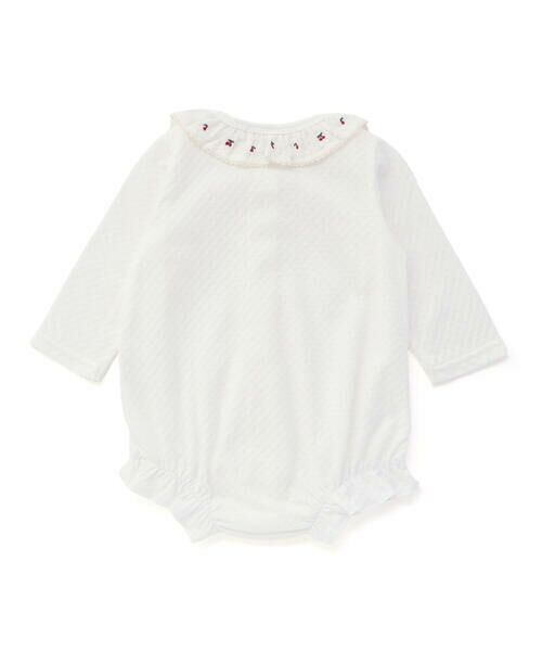 SLAP SLIP BABY / スラップ スリップ ベビー ロンパース | 無地ボーダーレース襟付きボディミニベビー(70~80cm) | 詳細4