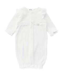 SLAP SLIP BABY / スラップ スリップ ベビー ロンパース | 肩フリル切り替えお花レース2WAYロンパースベビー(50~70cm)