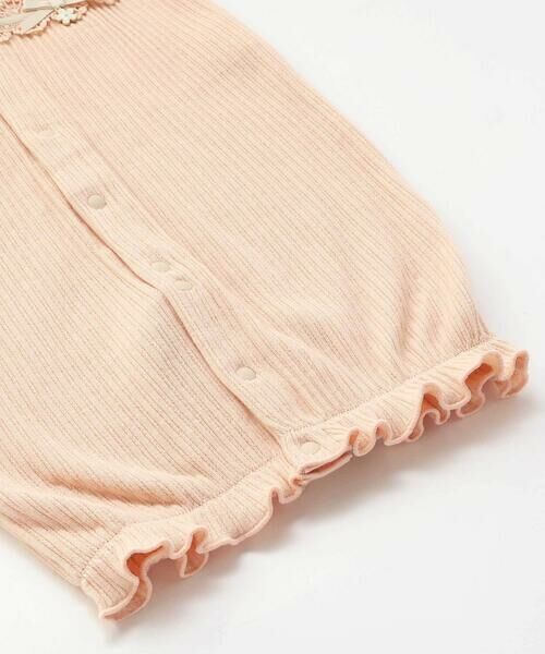 SLAP SLIP BABY / スラップ スリップ ベビー ロンパース | 肩フリル切り替えお花レース2WAYロンパースベビー(50~70cm) | 詳細12