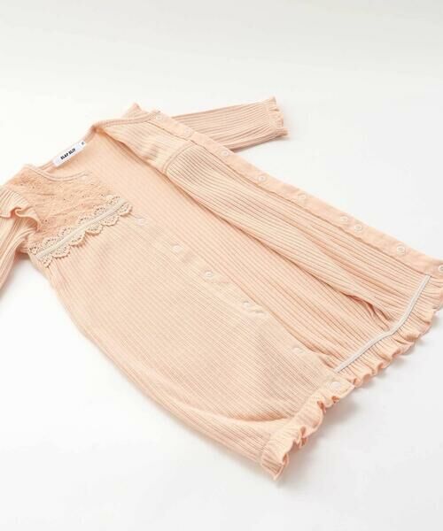 SLAP SLIP BABY / スラップ スリップ ベビー ロンパース | 肩フリル切り替えお花レース2WAYロンパースベビー(50~70cm) | 詳細14