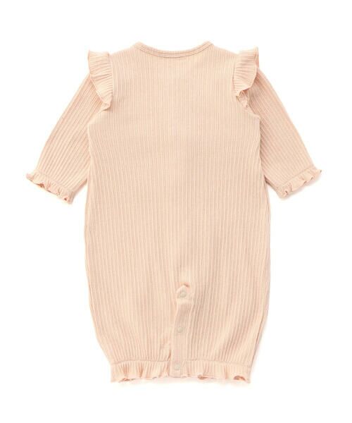 SLAP SLIP BABY / スラップ スリップ ベビー ロンパース | 肩フリル切り替えお花レース2WAYロンパースベビー(50~70cm) | 詳細7