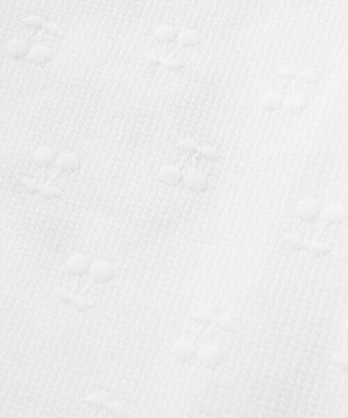 SLAP SLIP BABY / スラップ スリップ ベビー ロンパース | 【お揃い】花柄スカラップ襟ウサギネコパッチ刺しゅうロンパースベビー(60~80cm) | 詳細7