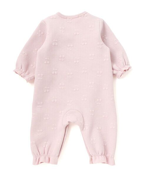 SLAP SLIP BABY / スラップ スリップ ベビー ロンパース | 【お揃い】花柄スカラップ襟ウサギネコパッチ刺しゅうロンパースベビー(60~80cm) | 詳細8