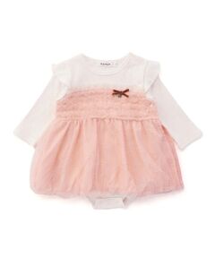 SLAP SLIP BABY / スラップ スリップ ベビー ロンパース | キラキラドットチュールスカートロンパースベビー(70~80cm)